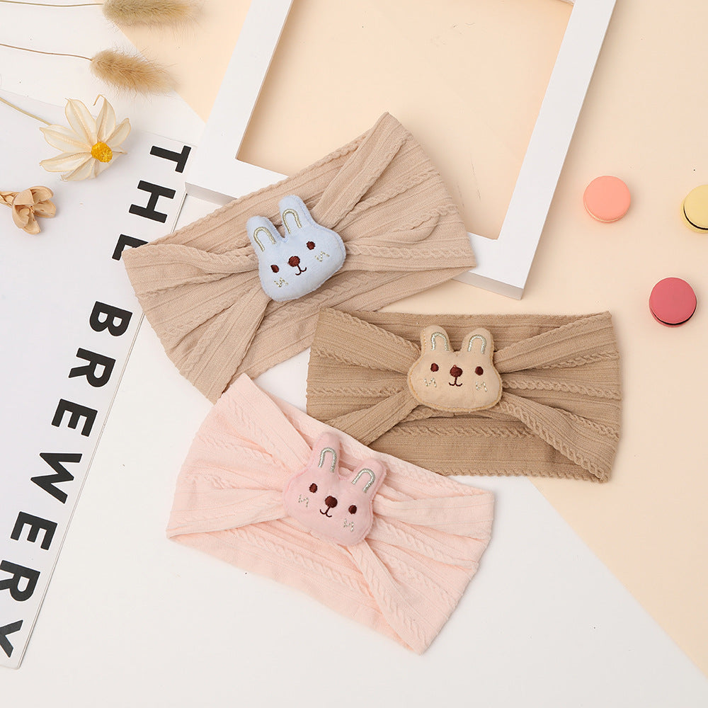 Niedliches Hasen-Baby-Stirnband aus Nylon