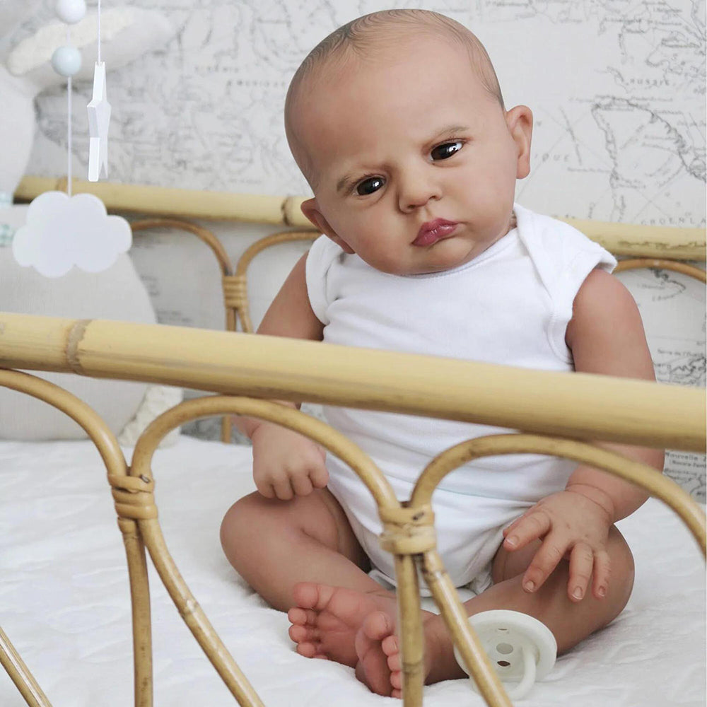 24 Zoll Claire Augen auf lebensechte Reborn Puppen