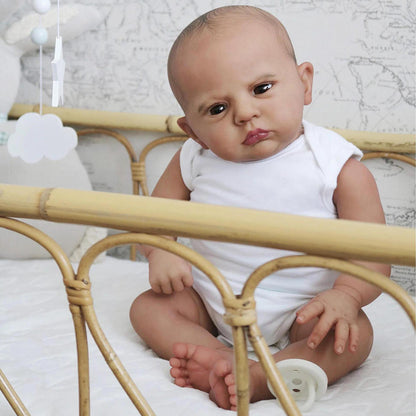 24 Zoll Claire Augen auf lebensechte Reborn Puppen