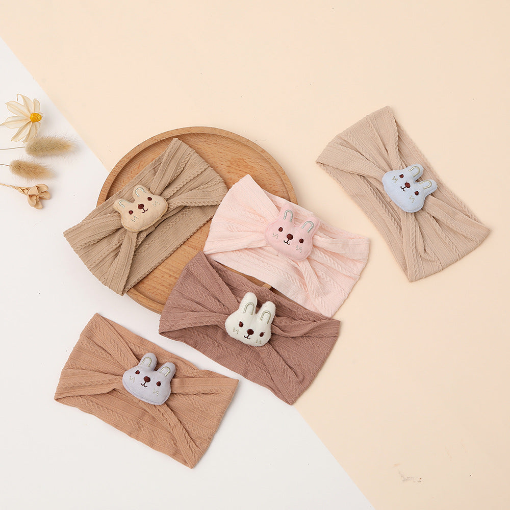 Niedliches Hasen-Baby-Stirnband aus Nylon