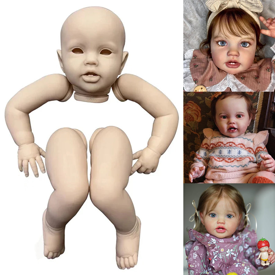24 Zoll DIY Lottie unbemaltes Reborn-Puppen Kit