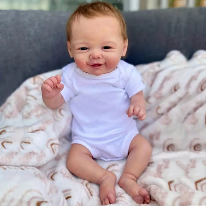 19 Zoll Candice süße offene Augen kurze Haare Reborn Puppe-Vivienne