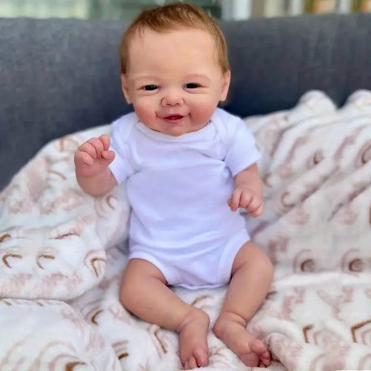 19 Zoll Candice süße offene Augen kurze Haare Reborn Puppe-Vivienne