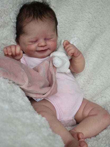19 Zoll Reborn Puppe mit geschlossenen Augen - Alisha