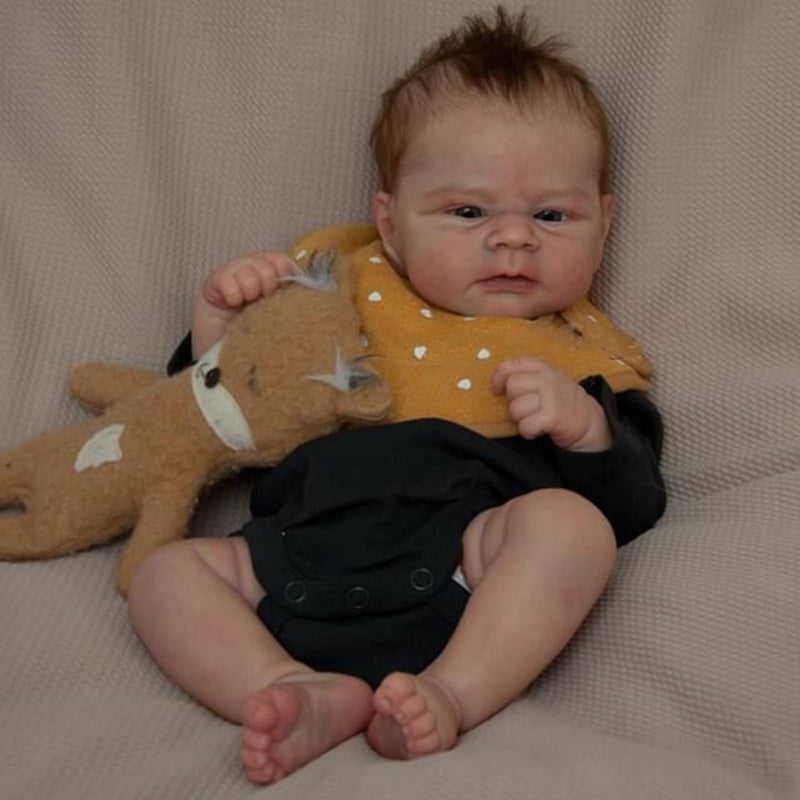 19 Zoll Rodney Reborn-Puppen Mit Offenen Augen
