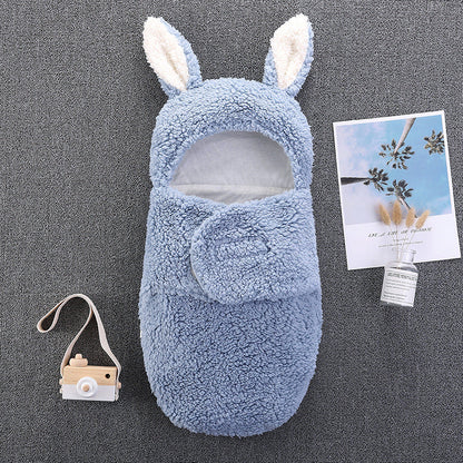 Plüsch Große Ohren Babyschlafsack für 16-24 Zoll Reborn Puppen