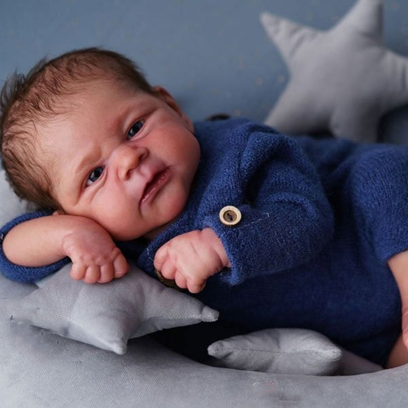 19 Zoll Öffne deine Augen Nigel Reborn Baby Junge