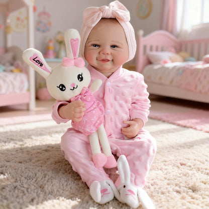 19 Zoll Reborn-Puppe mit offenen Augen und weichem Körper – Vivienne