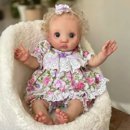 16 Zoll Blondes Haar Fairy Peeka Reborn Puppe mit offenen Augen