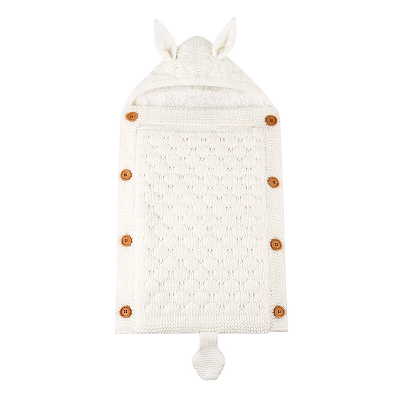 Warmer Strick-Fleece-Schlafsack für 17-24 Zoll Reborn Puppen
