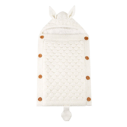Warmer Strick-Fleece-Schlafsack für 17-24 Zoll Reborn Puppen