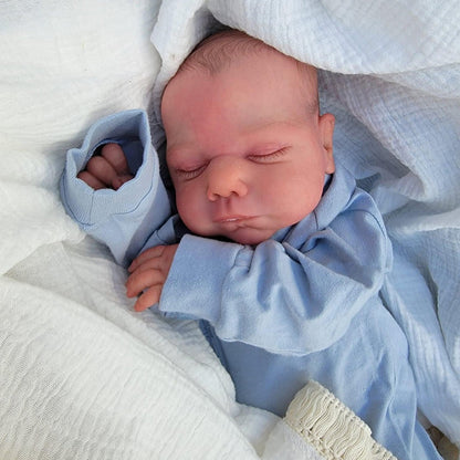 19 Zoll lebensechte Vicky Geschlossene Augen Reborn Puppen-Miley