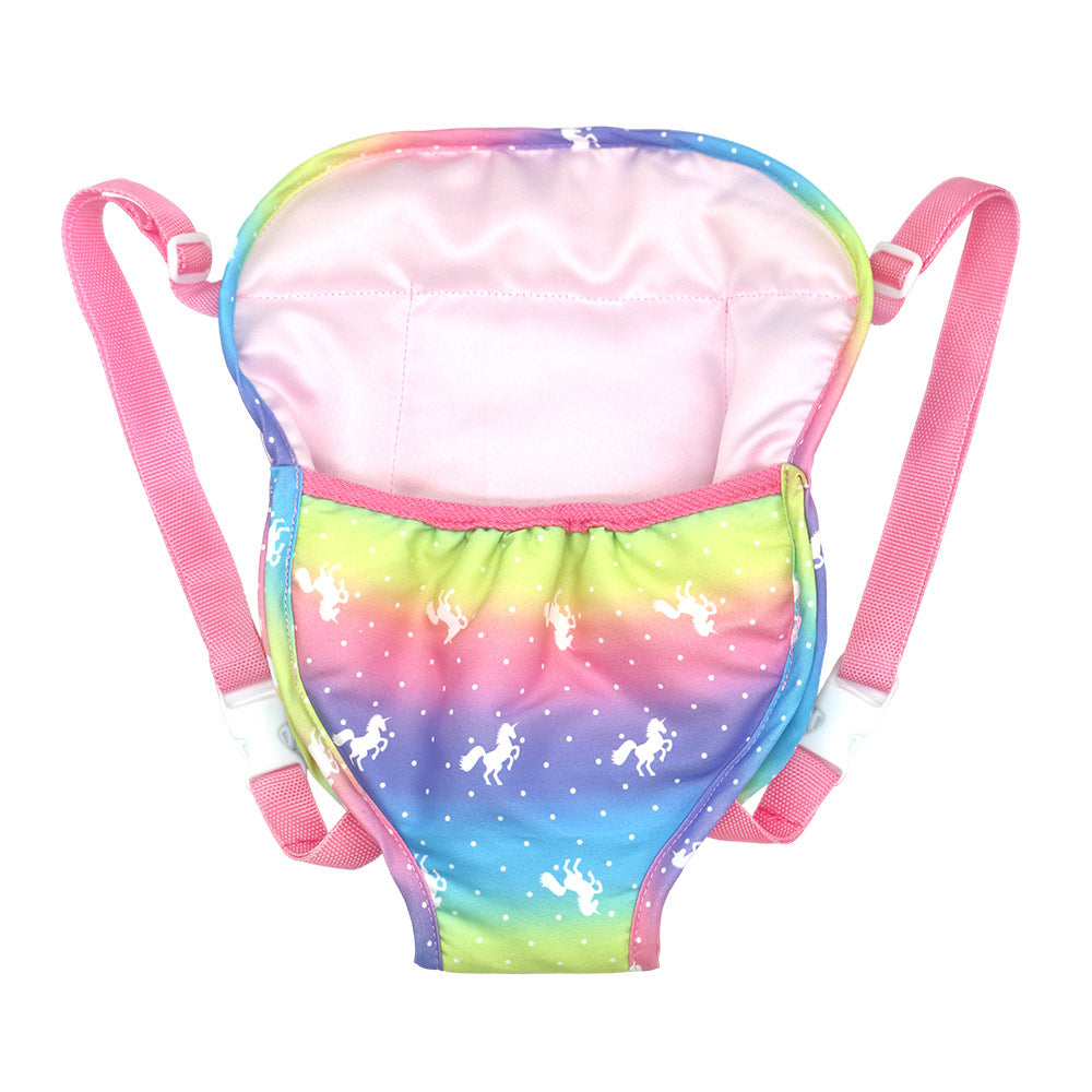 Niedlicher Babytrage-Rucksack für 16–20 Zoll Reborn-Puppen