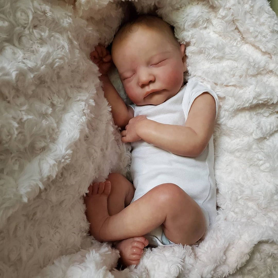 18 Zoll Grant Augen schließen Reborn Puppe Junge-Levi