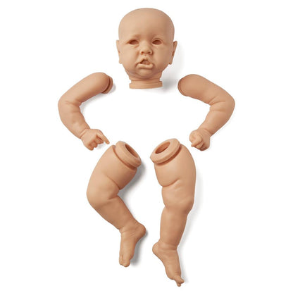 22 Zoll Saskia Offene Augen DIY Unlackiertes Reborn Puppe Kit