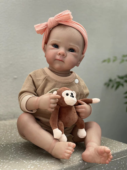 18 Zoll Helen offene Augen Stoffkörper Reborn Puppe-Bettie