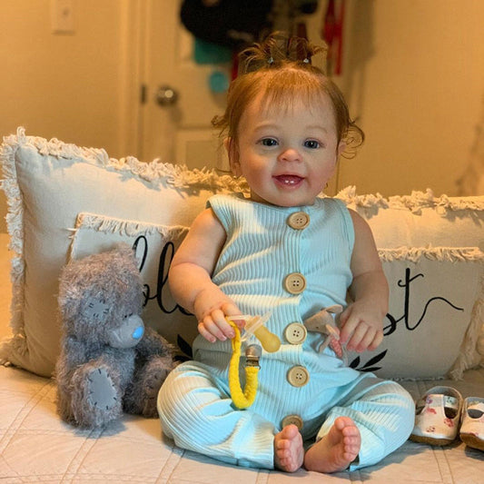 Reborn Puppe Mädchen Realiste Cute Annabelle 24 Zoll-Yannik