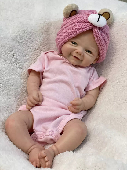 Veromca 19 Zoll Reborn Babypuppen mit offenen Augen - Vivienne