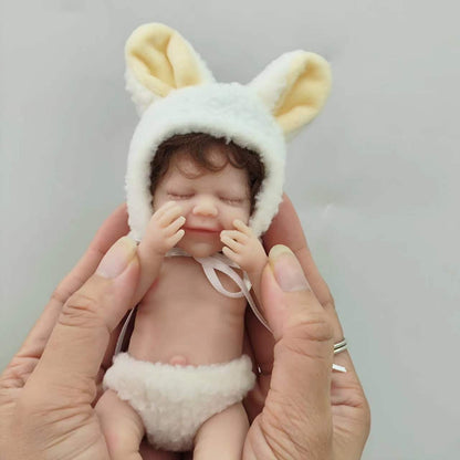 6 Zoll 15cm Lächeln wiedergeborene Mini-Puppe April