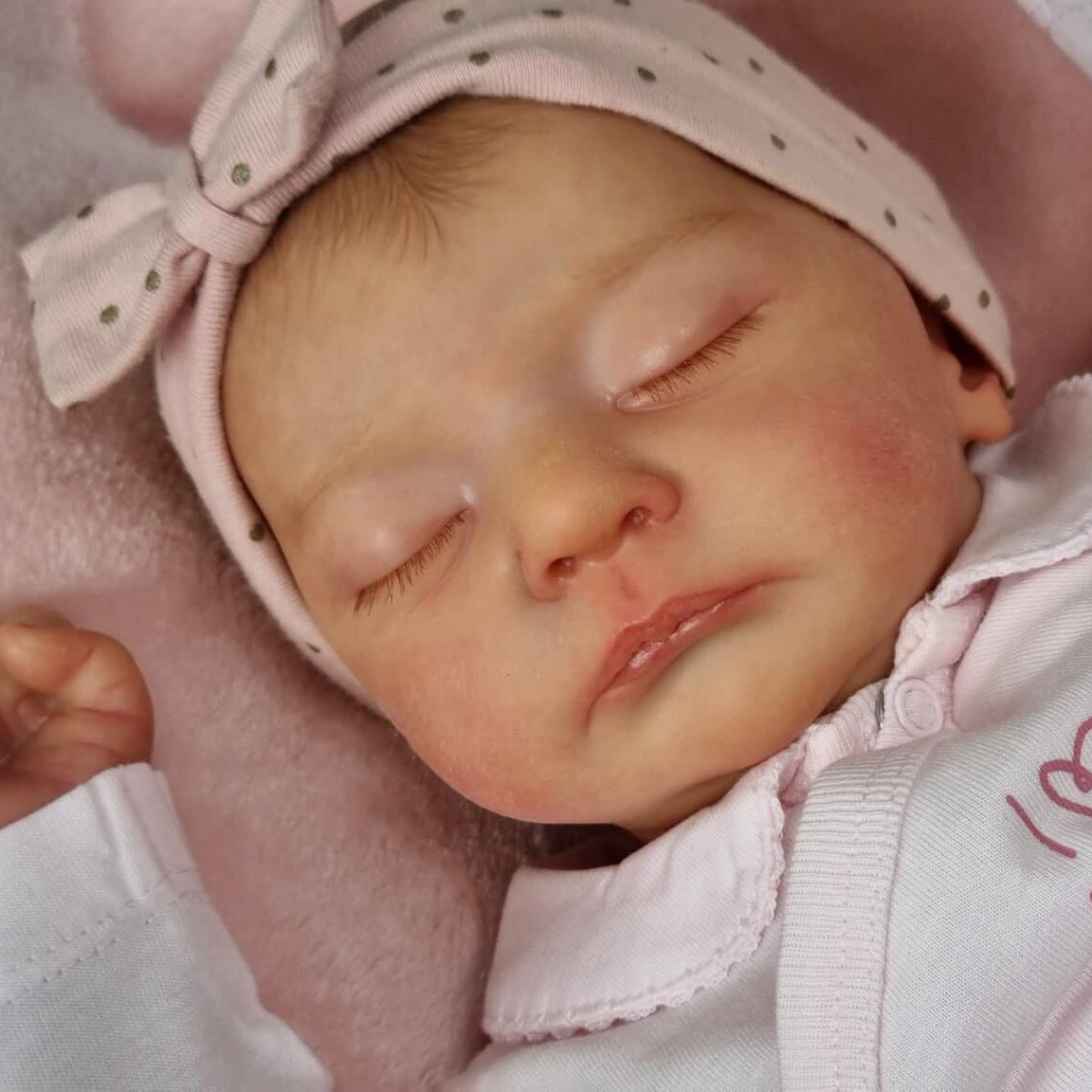 19 Zoll süße Geschlossene Augen Reborn Puppen-Kai