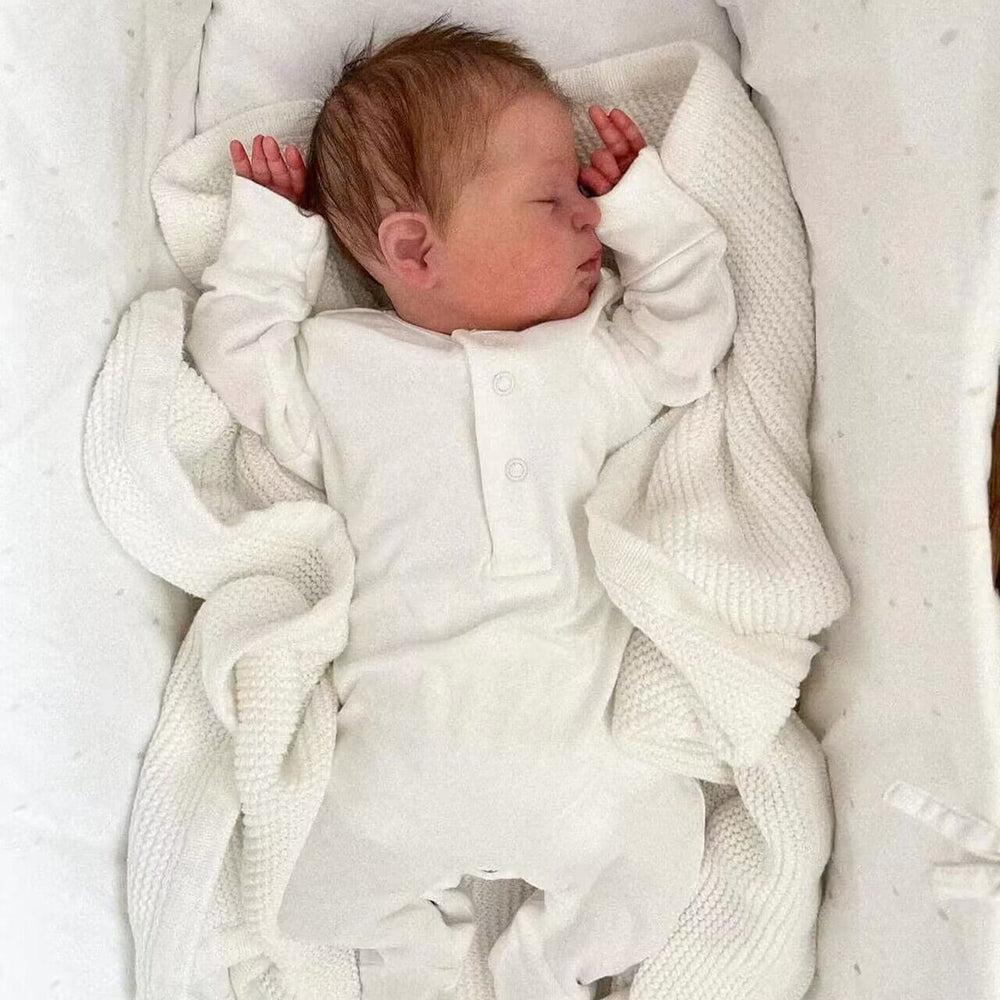 19 Zoll realistische Elroy Reborn Puppe mit geschlossenen Augen