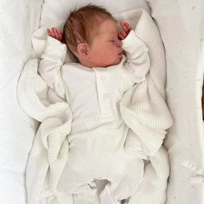 19 Zoll realistische Elroy Reborn Puppe mit geschlossenen Augen