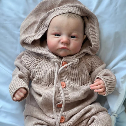 18 Zoll Kirk Realistisch Offene Augen Reborn Puppen Junge/Mädchen - Levi Erwachen
