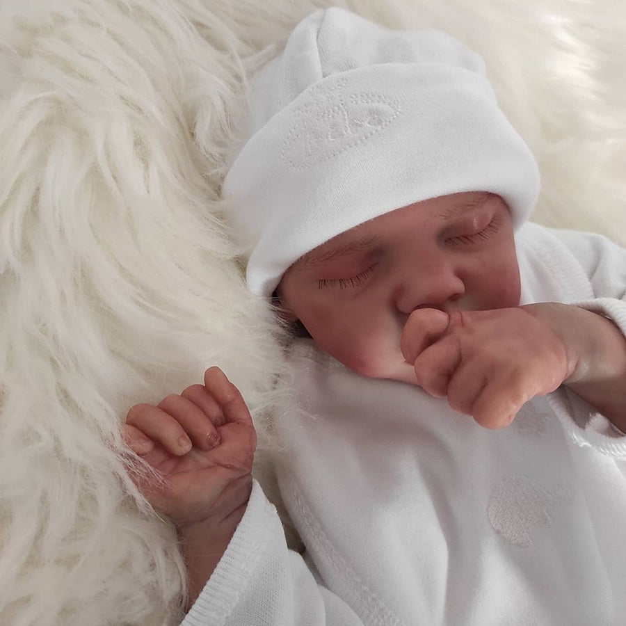 17" Kendra Augen Schließen Wiedergeborenes Babymädchen-Zwilling B