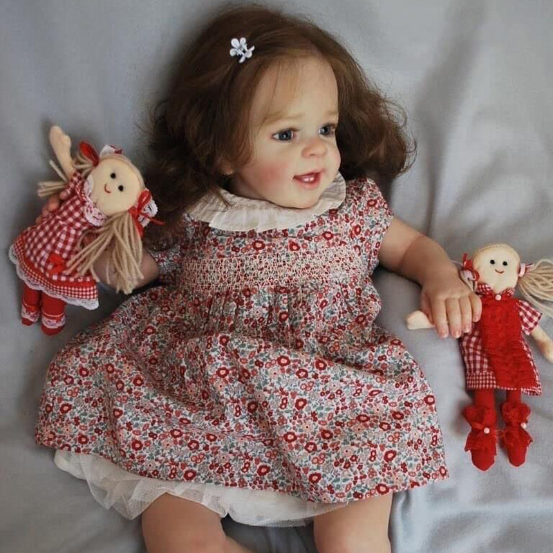 24 Zoll realistische Judy Reborn Puppen Mädchen-Yannik