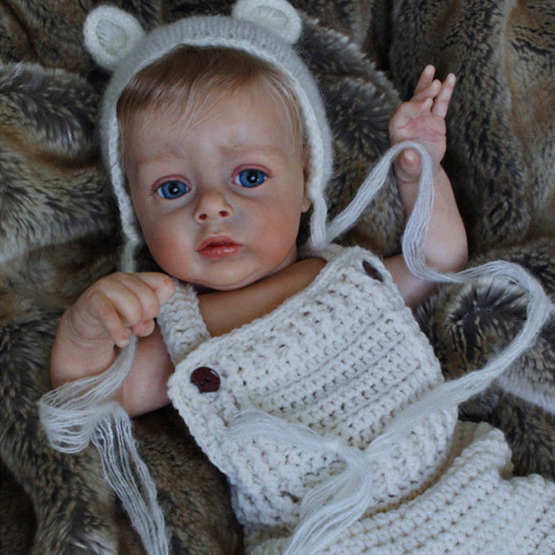 21 Zoll Chloe Augen auf DIY leer Reborn Baby Kit