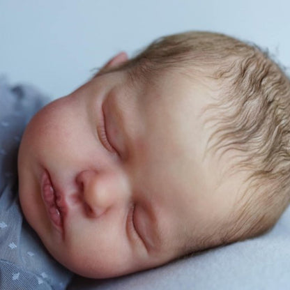 20 Zoll Loulou Geschlossene Augen DIY Unlackiertes Reborn Puppe Kit