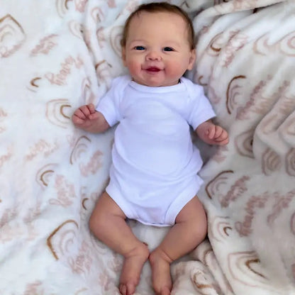 19 Zoll Candice süße offene Augen kurze Haare Reborn Puppe-Vivienne