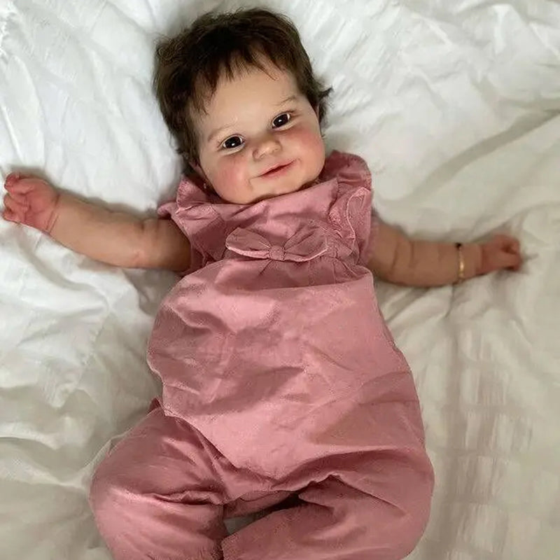 20/24 Zoll Janice Geöffnete Augen Reborn puppen Mädchen-Maddie