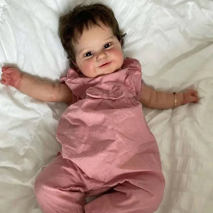 20/24 Zoll Janice Geöffnete Augen Reborn puppen Mädchen-Maddie