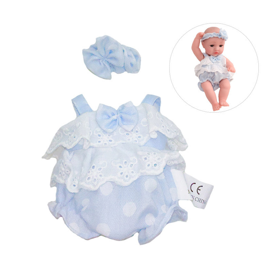 Body mit Tupfen Mit Stirnband für 12 Zoll/30cm Reborn Puppen