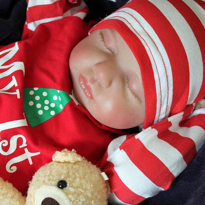 20 Zoll geschlossene Augen Weihnachten Reborn Baby Mädchen/Junge-Loulou