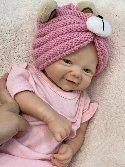 Veromca 19 Zoll Reborn Babypuppen mit offenen Augen - Vivienne
