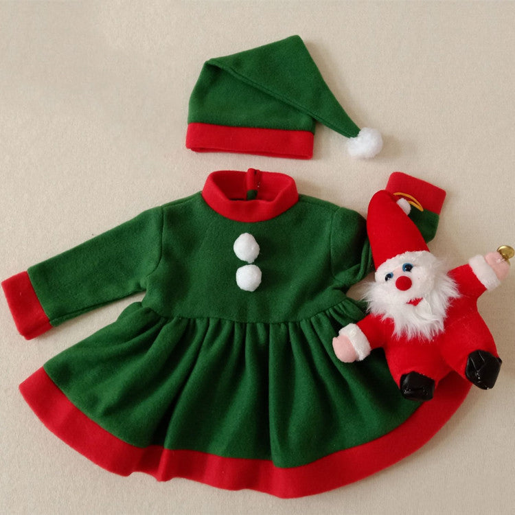 Weihnachtskleidungsset für 22-23 Zoll Reborn Puppen