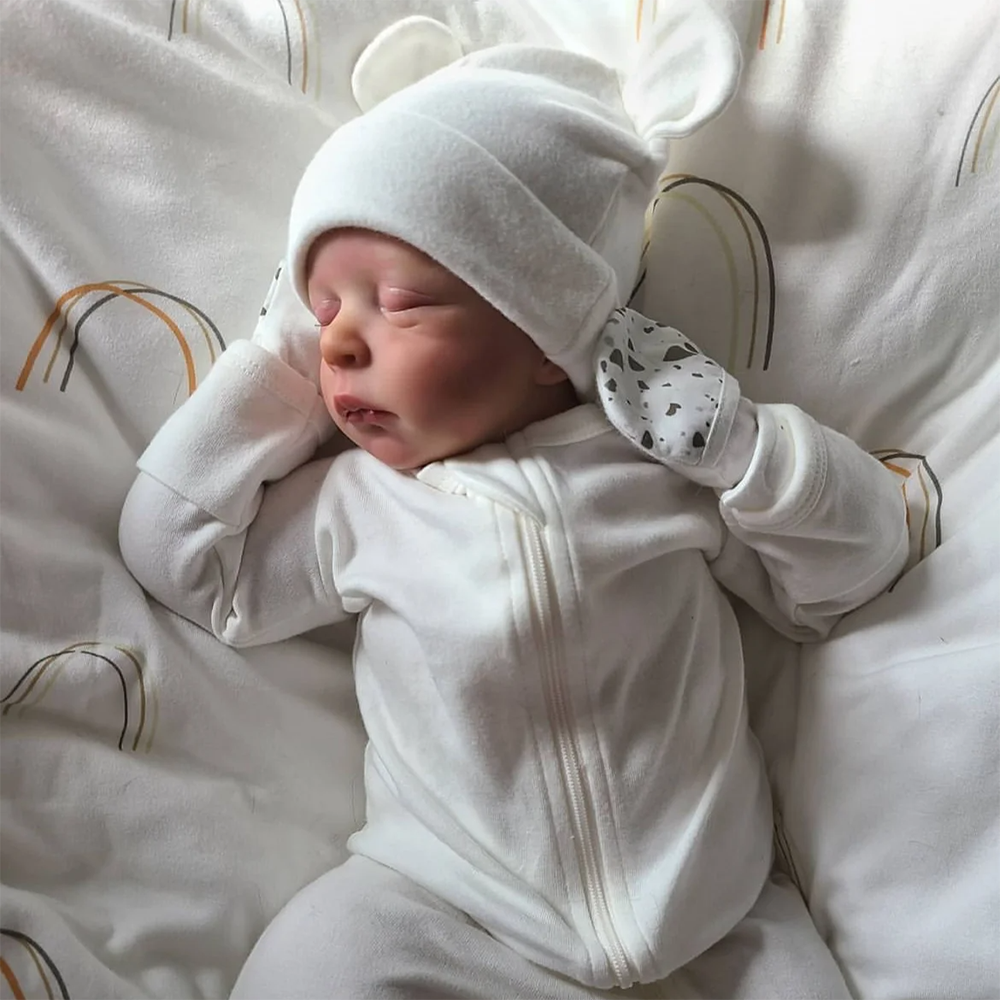 18 Zoll lebensechte Geschlossene Augen Reborn Puppen-Jude
