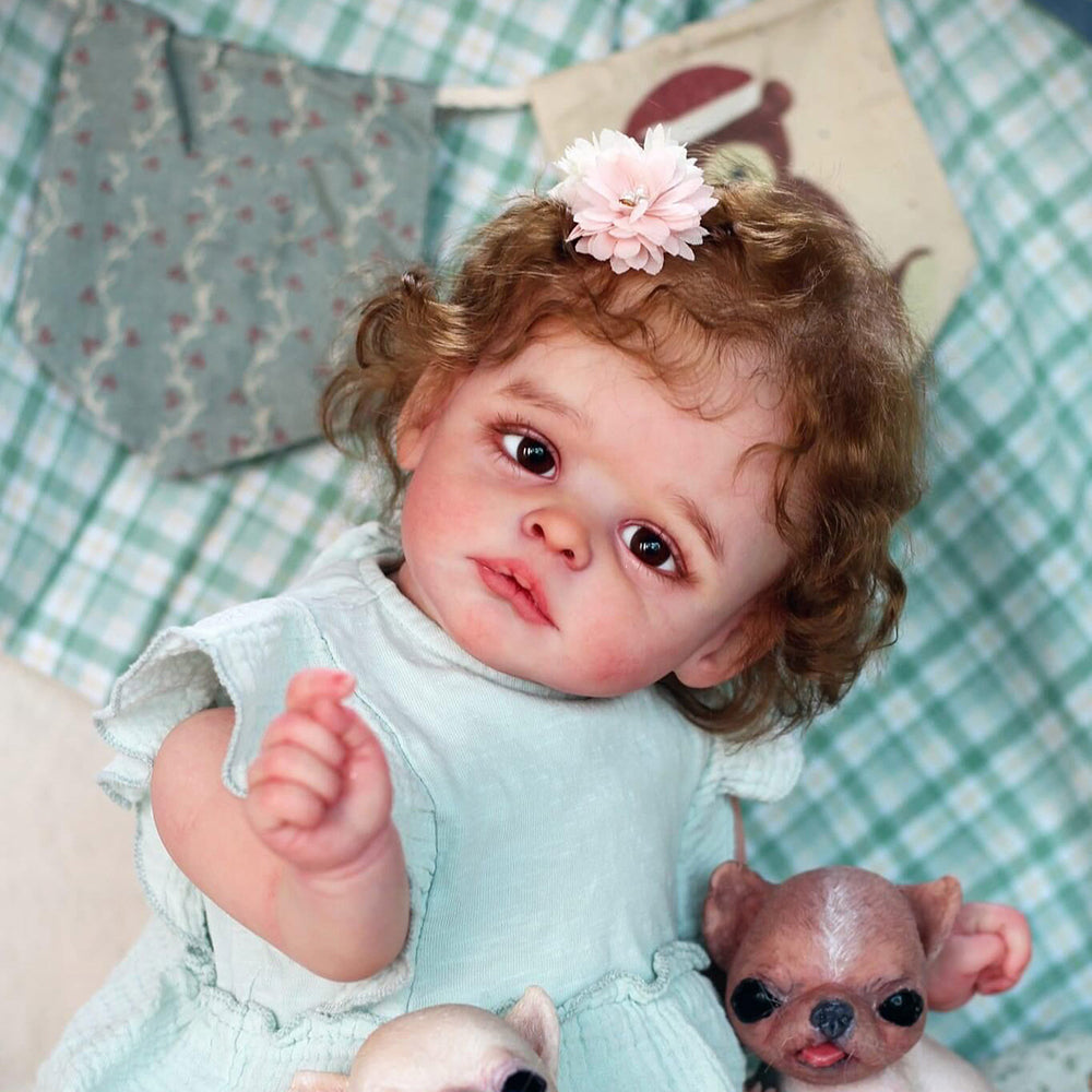19 Zoll Tracy Blaue Augen Mädchen-Rebornpuppen - Joleen