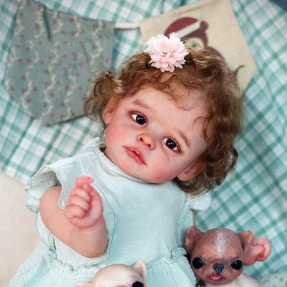 19 Zoll Tracy Blaue Augen Mädchen-Rebornpuppen - Joleen