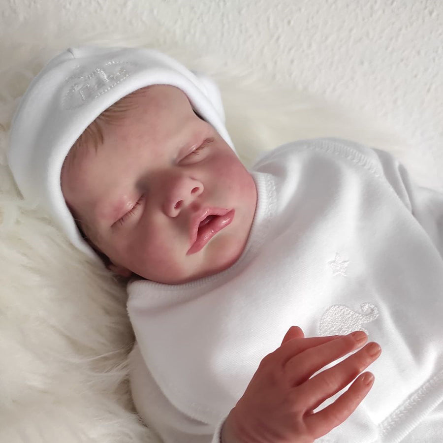 17" Kendra Augen Schließen Wiedergeborenes Babymädchen-Zwilling B