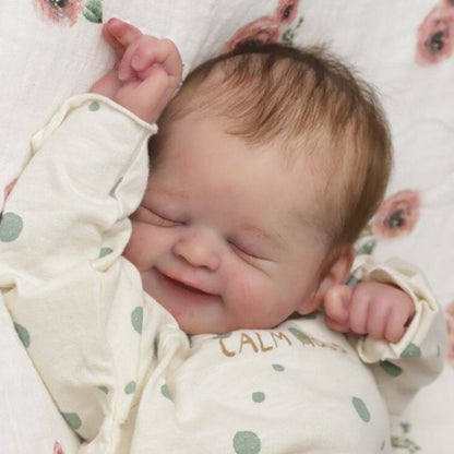 21 Zoll Alisha Lächelndes Gesicht DY Blanc Reborn Baby Kit