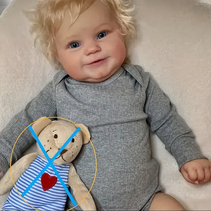 20 Zoll lebensechte Sally und Silver Reborn Zwillingspuppen mit offenen Augen-Maddie
