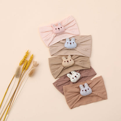 Niedliches Hasen-Baby-Stirnband aus Nylon