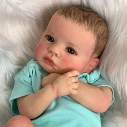 20 Zoll blaue Augen Loulou Reborn Puppen