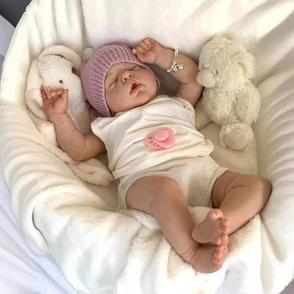 22 Zoll/55 cm Susanna Reborn Puppe mit Geschlossene Augen-Alexis