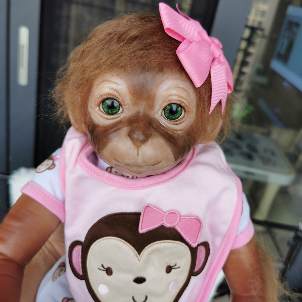 20 Zoll Rosa Blume Haarnadel Reborn Affe Baby Puppe