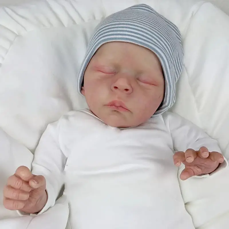 18 Zoll realistische Rita Reborn Puppen mit geschlossenen Augen - Jude