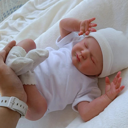 Violette 19 Zoll wirklich schlafende Reborn Puppe-Max